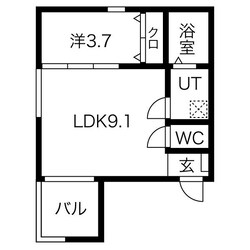 BELLE ROSE大江 EASTの物件間取画像